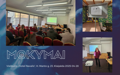 2025-04-28 vyko mokymai pareiškėjams pagal kvietimus Nr. BIVP-2 ir BIVP-3